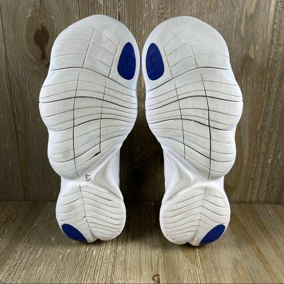 Nike Free RN 5.0 Sail/Aurora Green-Racer Blue AQ1316-103 Women's Size 7.5 Medium - Picture 8 of 10